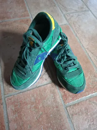 Scarpe Saucony bimbo verdi tg. 32