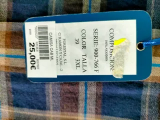 Camisa Forestal Cuadros Azul/Marrón Talla 3XL