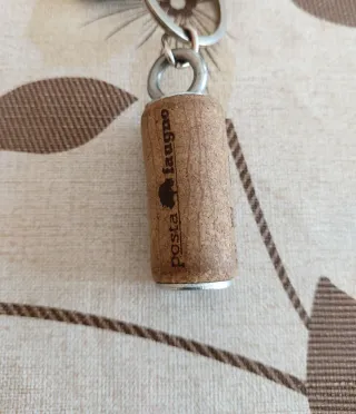 Portachiavi artigianale in sughero