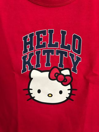 Camiseta Hello Kitty Roja Talla XS