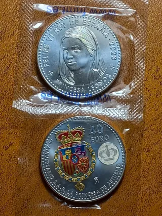 Moneda Conmemorativa Plata Princesa Leonor