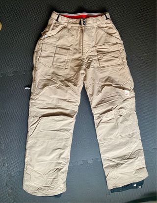 Pantalón Snowboard Mujer Beige
