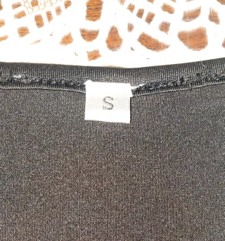 Vestido largo fiesta T S negro