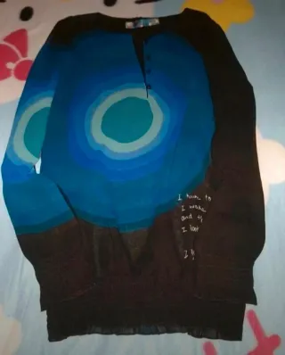 Blusa Desigual Transparente