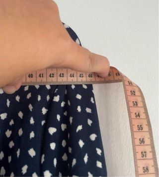 Vestido estampado manga larga talla L (nuevo )