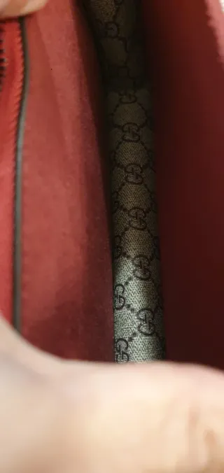 Borsa Gucci Beige e Rosso