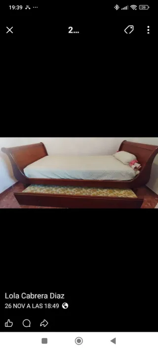 Cama nido de madera