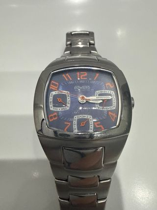 Reloj Duward Multifunción Azul y Plateado