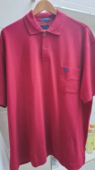 Polo Burberry Granate Talla XL