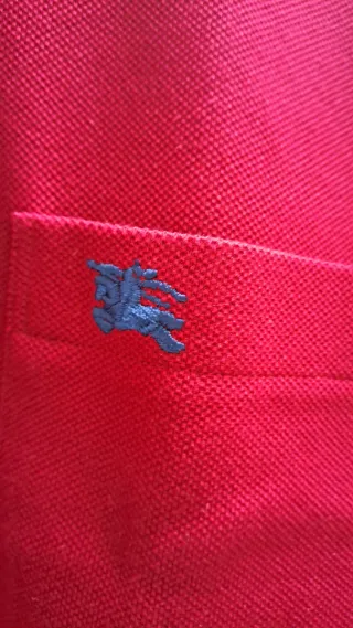 Polo Burberry Granate Talla XL