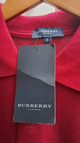 Polo Burberry Granate Talla XL