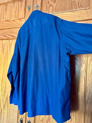 Camisa azul marino Dustin talla grande