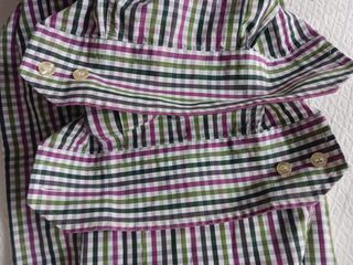 Camisa Mirto cuadros multicolor talla 5XL