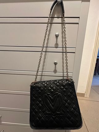 Borsa Love Moschino trapuntata nera