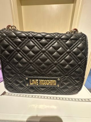 Borsa Love Moschino trapuntata nera