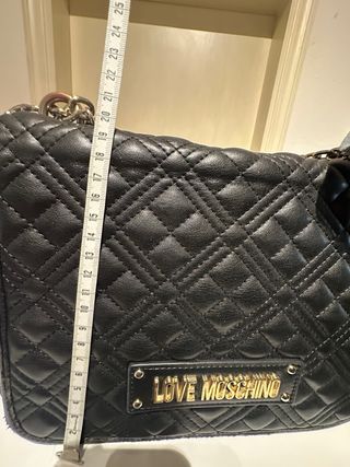 Borsa Love Moschino trapuntata nera