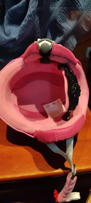 Dos Cascos de esquí rosa talla M y blanco talla L