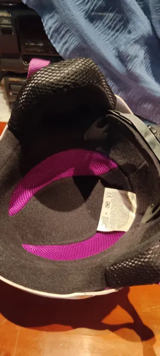 Dos Cascos de esquí rosa talla M y blanco talla L