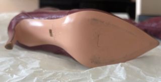 Botas altas Elisabetta Franchi burdeos