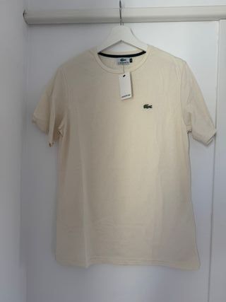 Camiseta Lacoste Beige Talla M