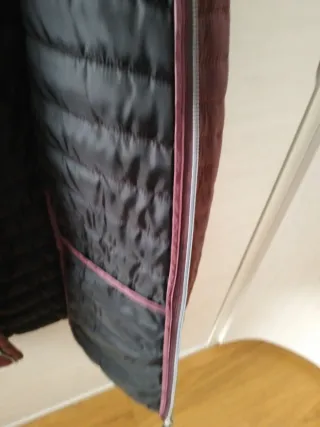 Chaqueta entretiempo granate talla L