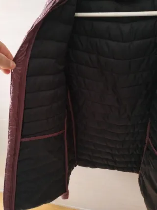 Chaqueta entretiempo granate talla L