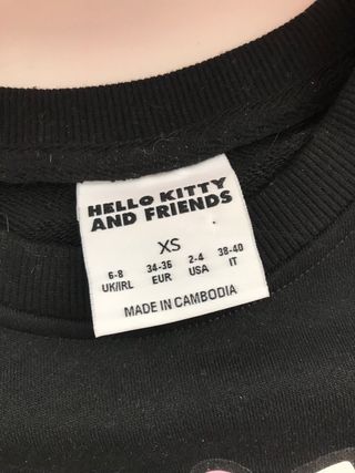 Camiseta Hello Kitty & Friends Manga Corta XS