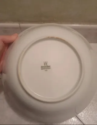 Insalatiera/portafrutta in ceramica floreale