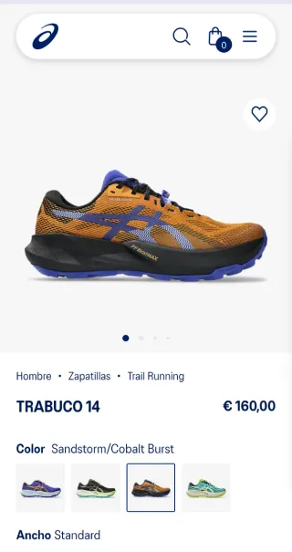 Zapatilla ASICS Trabuco 14 trail running