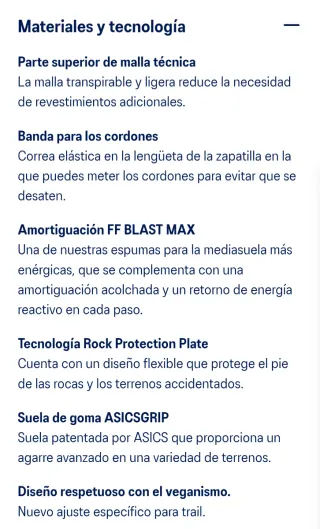 Zapatilla ASICS Trabuco 14 trail running