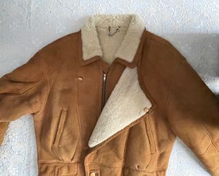 Montone Uomo Vera Pelle Marrone