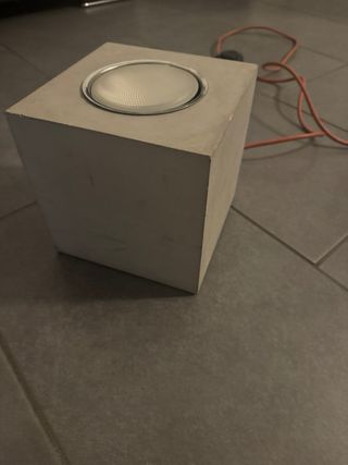 Lampada da terra design grigio by Davide Groppi