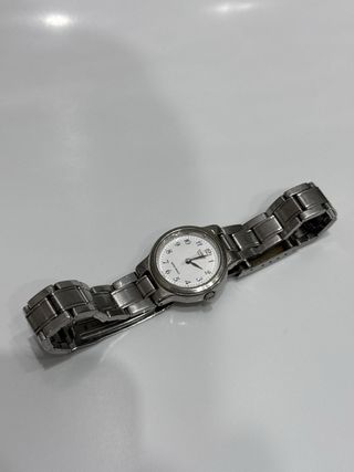 Orologio da donna Casio in argento bianco al quarzo