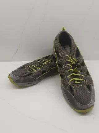 Zapatillas de playa T44.5 Hombre Marrón/Verde