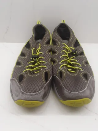 Zapatillas de playa T44.5 Hombre Marrón/Verde