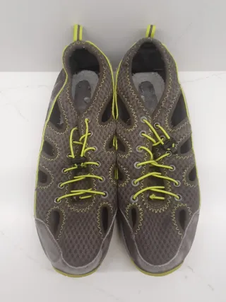 Zapatillas de playa T44.5 Hombre Marrón/Verde