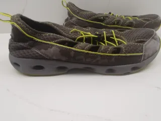 Zapatillas de playa T44.5 Hombre Marrón/Verde