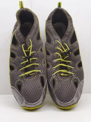 Zapatillas de playa T44.5 Hombre Marrón/Verde