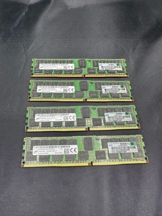 4x 16GB RDIMM Micron Moduli RAM Server