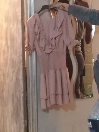 Vestido rosa sin usar talla única