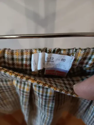 Saia xadrez infantil