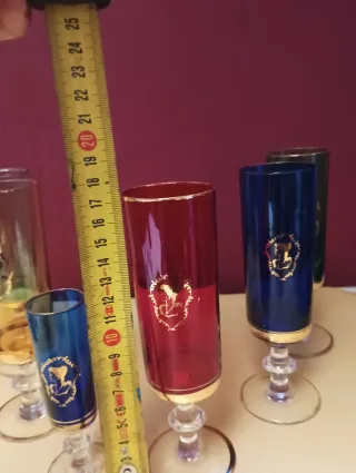 Set 5 Bicchieri Murano + 1 Piccolo