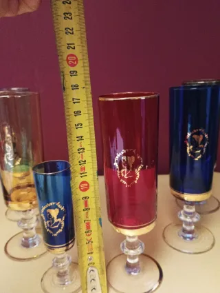 Set 5 Bicchieri Murano + 1 Piccolo