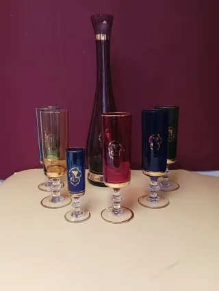 Set 5 Bicchieri Murano + 1 Piccolo