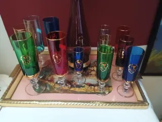 Set 5 Bicchieri Murano + 1 Piccolo