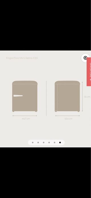 Mini nevera Evvo retro