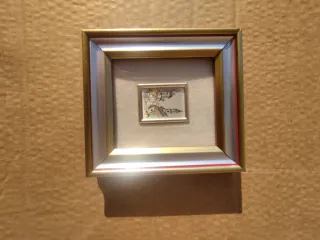 Quadro cornice argento