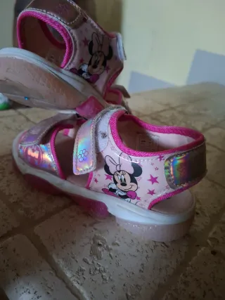 Sandali bambina Disney (con luci) rosa tg.30
