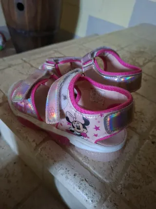 Sandali bambina Disney (con luci) rosa tg.30