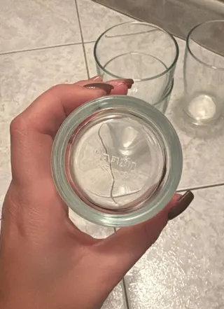 Set 4 Bicchieri Vetro Ikea